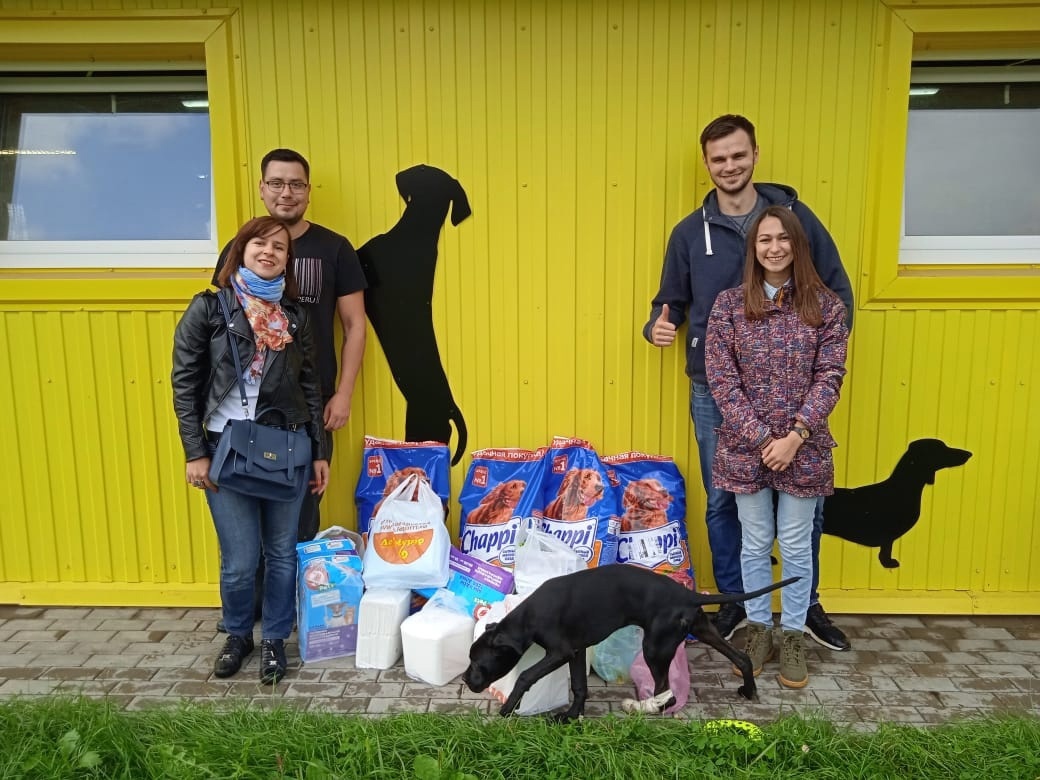 Активисты Управления Росреестра и Кадастровой палаты по Белгородской области посетили центр содержания и защиты животных «Лучик надежды».