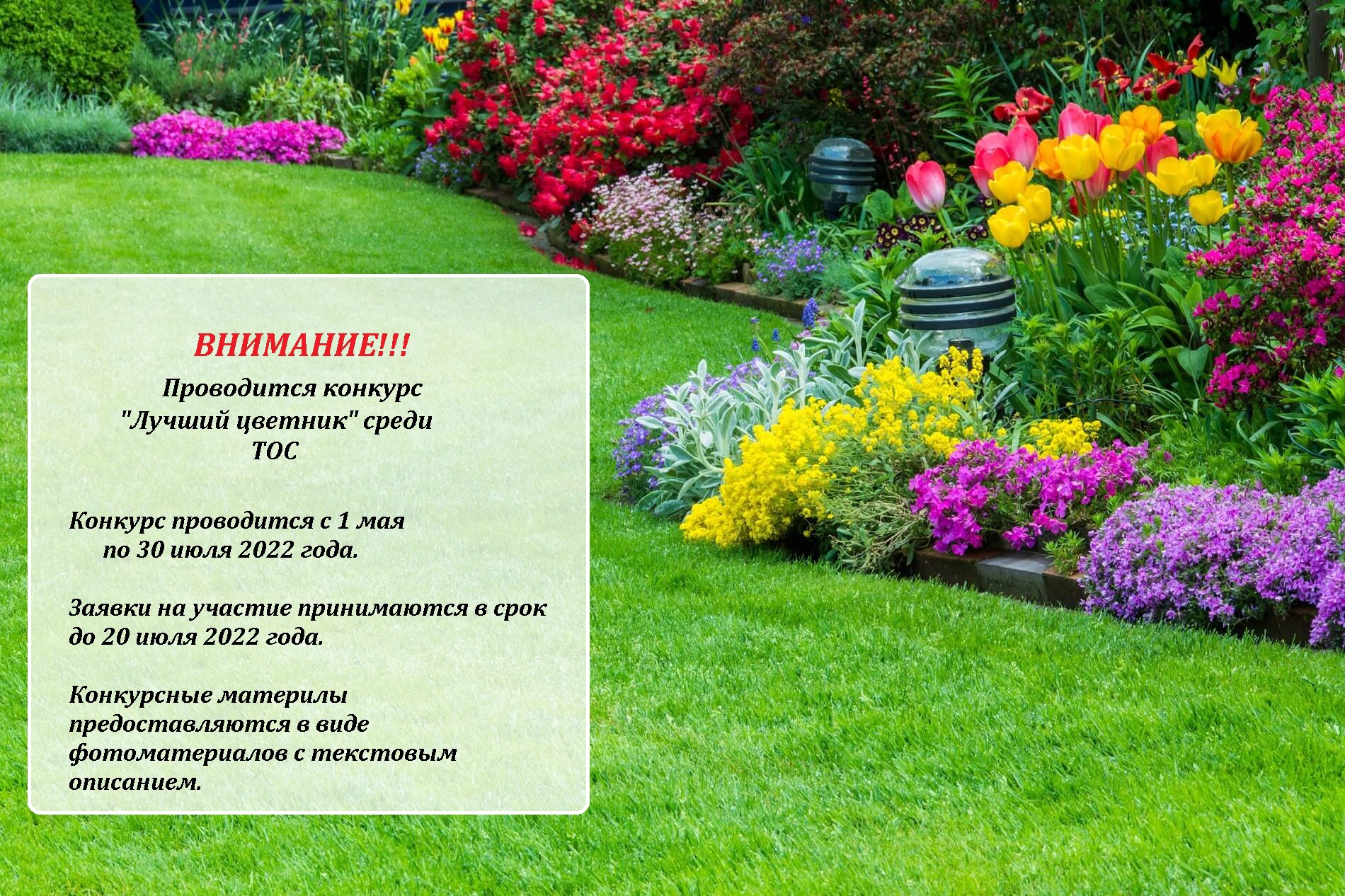 В Корочанском районе проводится конкурс «Лучший цветник»