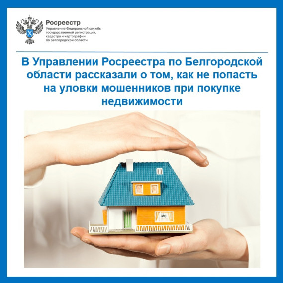 В Управлении Росреестра по Белгородской области рассказали о том, как не попасть на уловки мошенников при покупке недвижимости   .