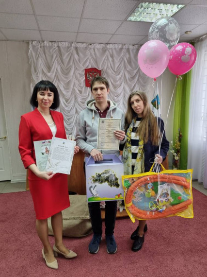 100-я регистрация рождения ребенка в Корочанском районе. 100-я регистрация рождения ребенка в Корочанском районе.