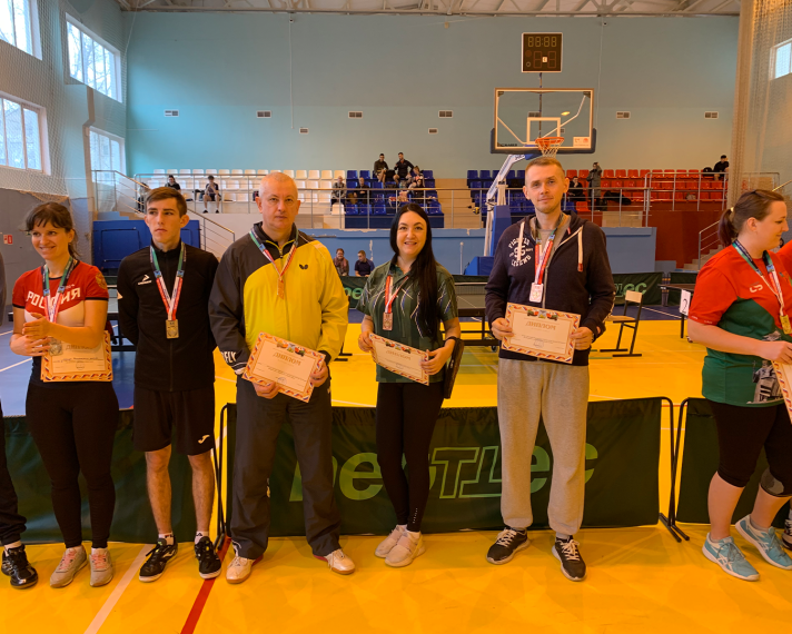 Корочанцы стали бронзовыми призерами  областных соревнований по настольному теннису.