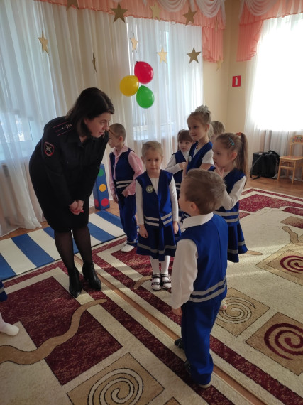 Воспитанники детского сада вступили в Отряд Юных Инспекторов Движения.