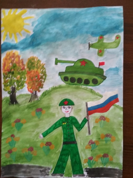 Воспитанники детского сада « Сказка» приняли участие в акции в поддержку наших военнослужащих.